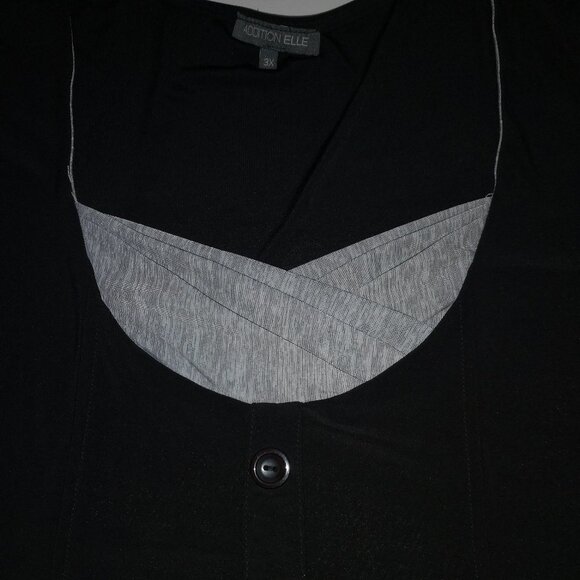 Addition Elle Ladies Short Sleeves Fooler Top/Tunic - Picture 4 of 6